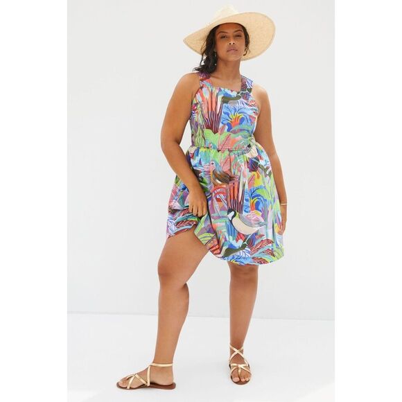 Anthropologie Dresses & Skirts - NWT Anthropologie Multicolor Tropical Print Mini Dress